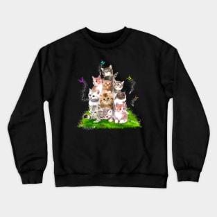 Kitten Lover funny Crewneck Sweatshirt